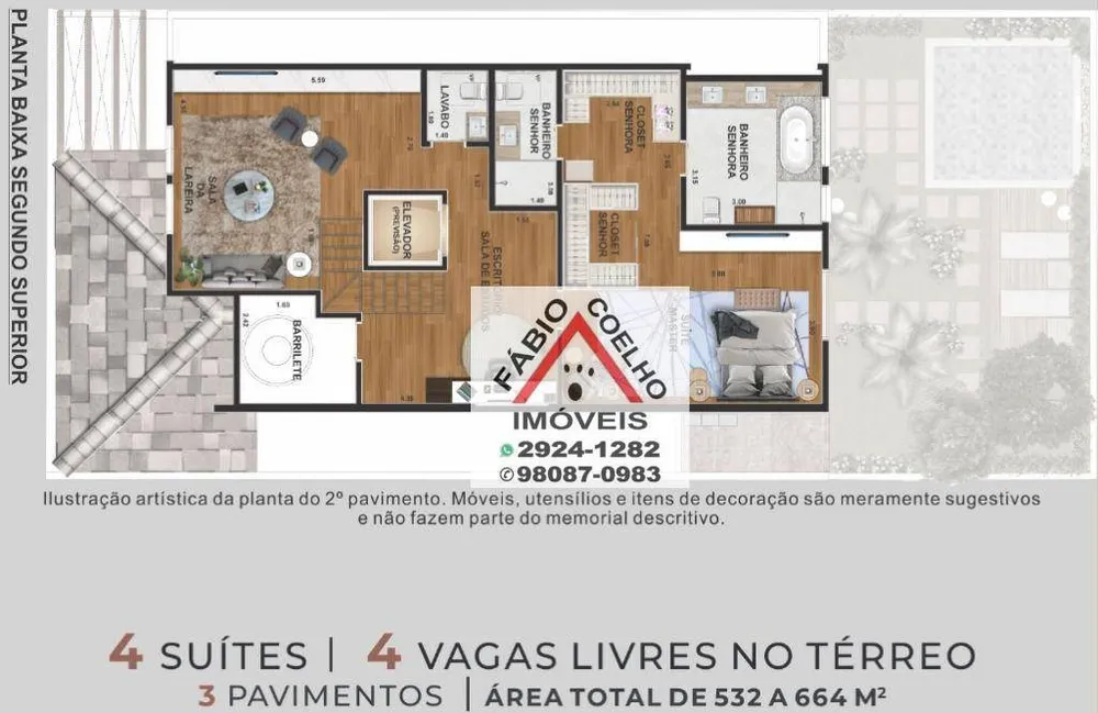 Casa, 4 quartos, 629 m² - Foto 4