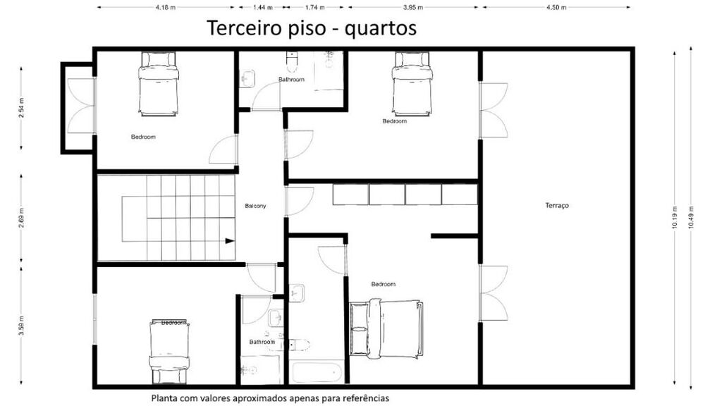 Casa, 4 quartos, 360 m² - Foto 1