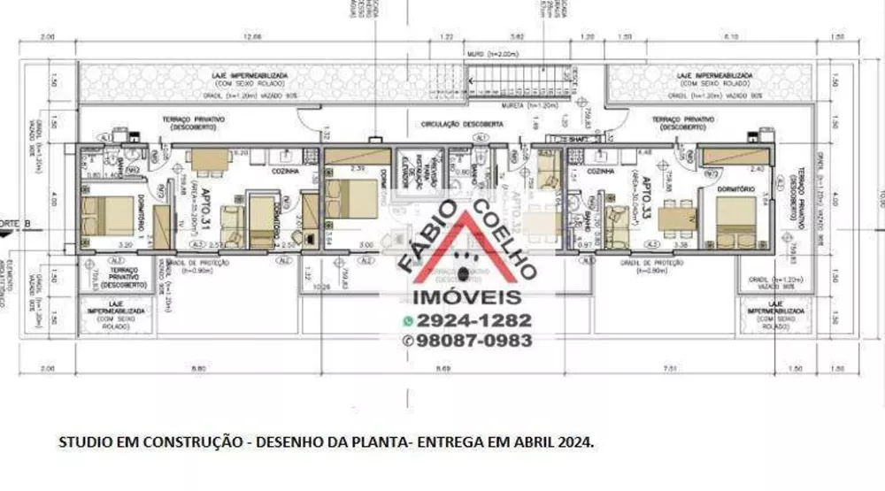 Kitnet e Studio à venda com 1 quarto, 47m² - Foto 1