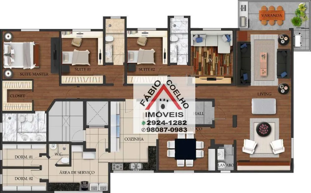 Apartamento, 4 quartos, 230 m² - Foto 4