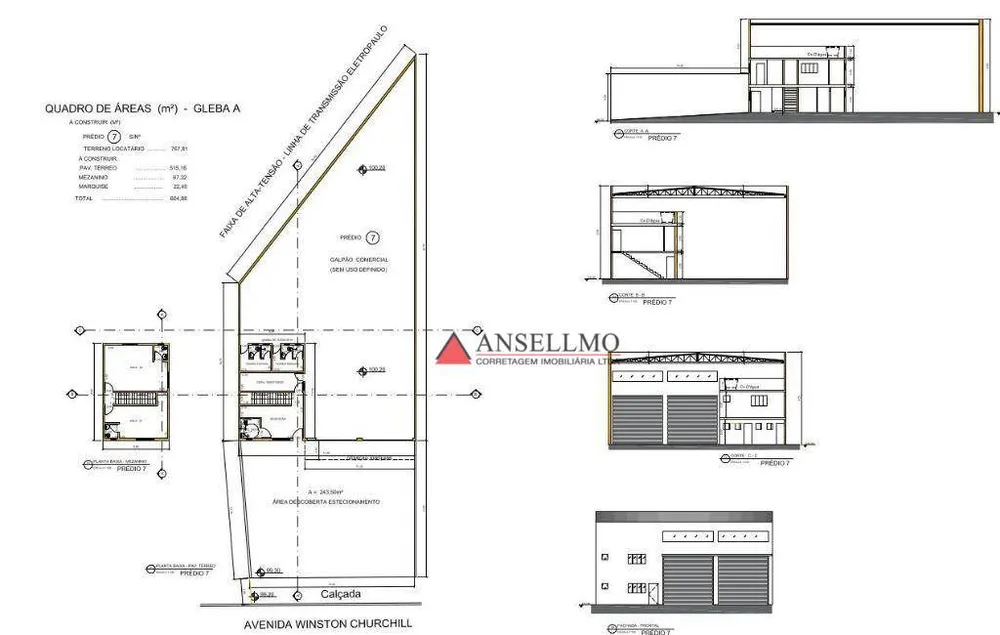 Depósito-Galpão, 604 m² - Foto 12