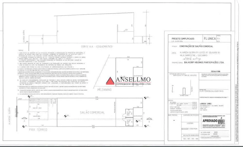 Depósito-Galpão, 170 m² - Foto 2