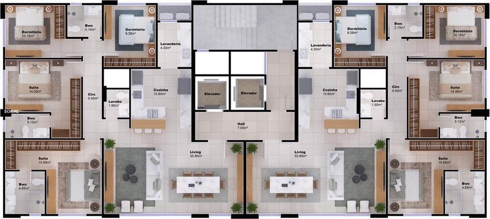 Apartamento, 4 quartos, 132 m² - Foto 16