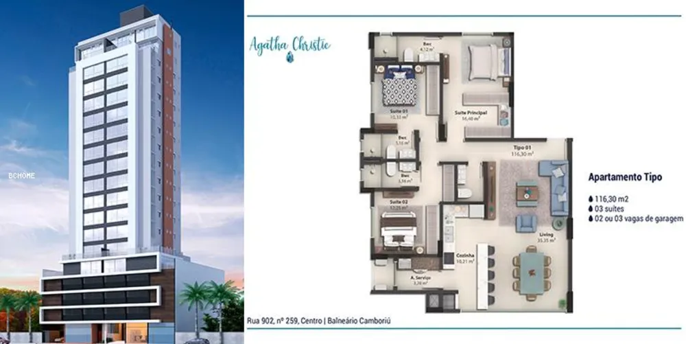 Apartamento, 3 quartos, 116 m² - Foto 10