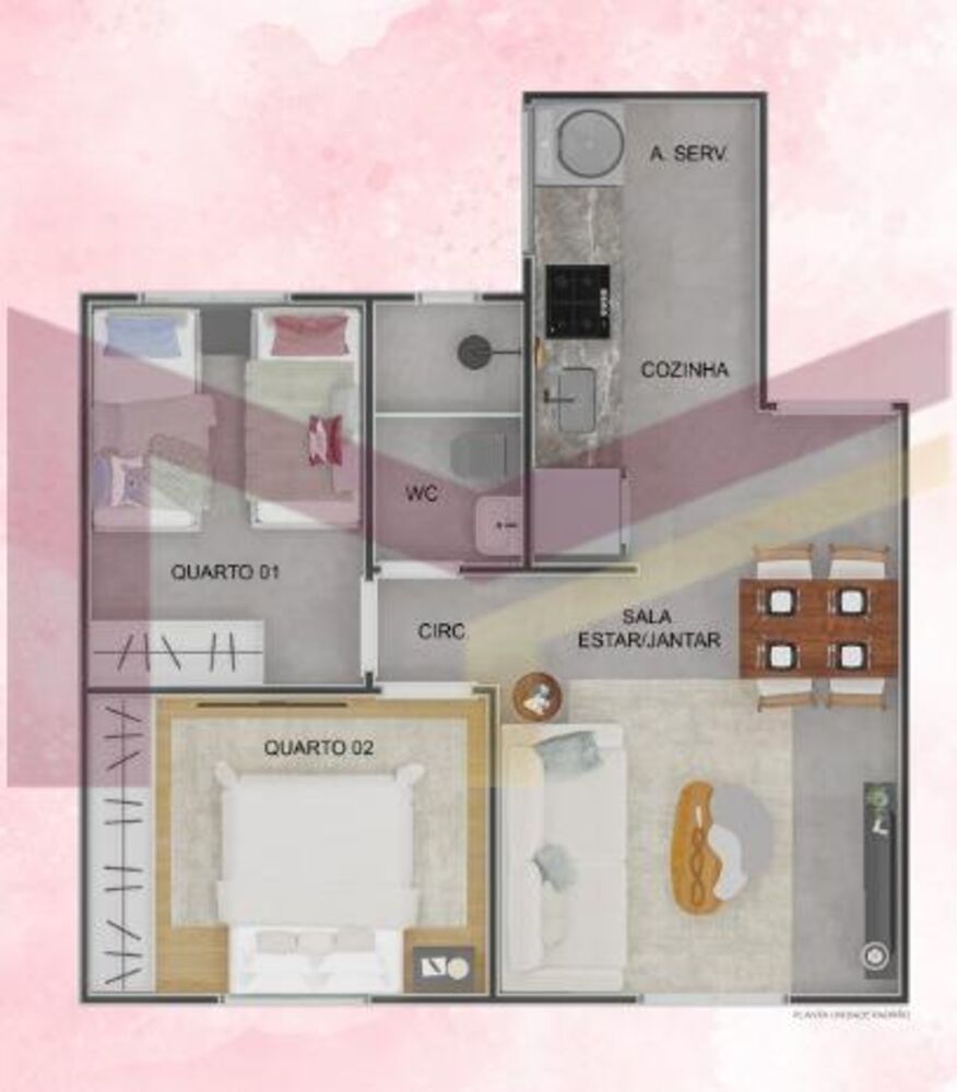 Apartamento, 2 quartos, 41 m² - Foto 6