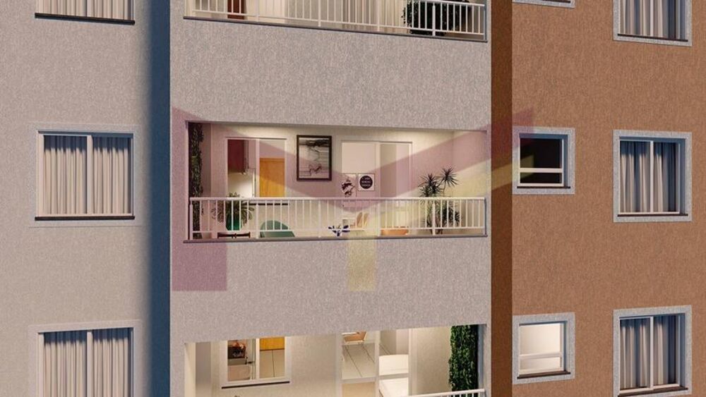 Apartamento à venda com 2 quartos, 42m² - Foto 3