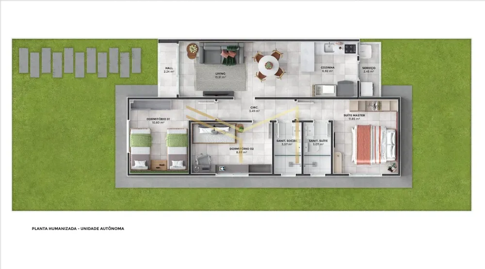 Casa de Condomínio, 3 quartos - Foto 7