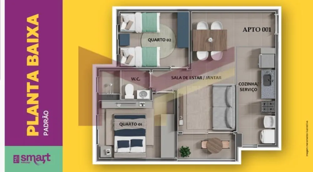 Apartamento, 2 quartos, 45 m² - Foto 12