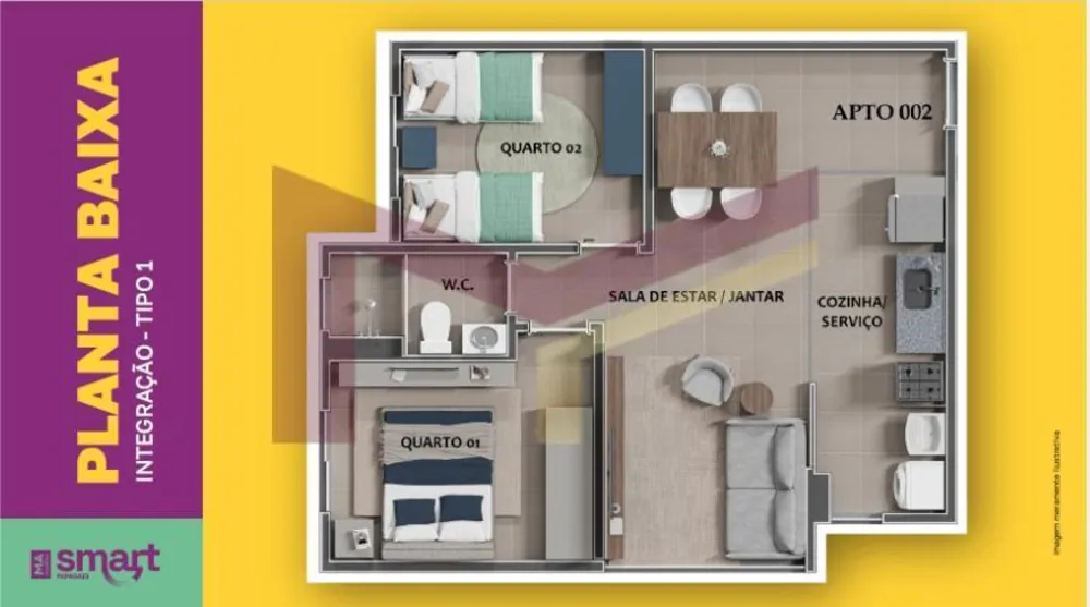 Apartamento, 2 quartos, 45 m² - Foto 11