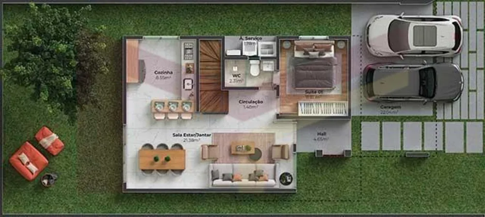 Casa de Condomínio, 4 quartos - Foto 11
