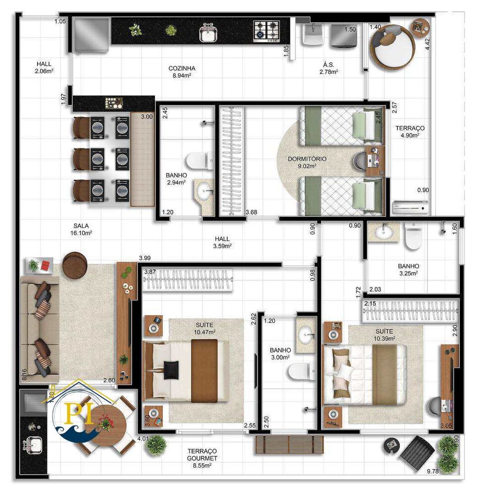 Apartamento, 3 quartos, 101 m² - Foto 18