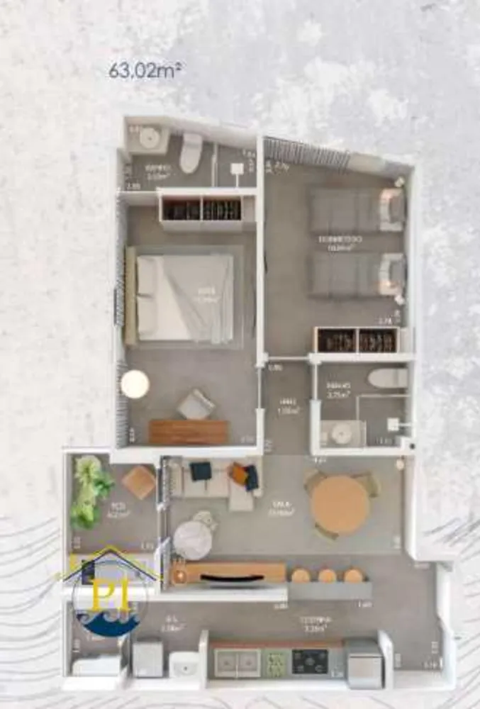 Apartamento, 2 quartos, 63 m² - Foto 14