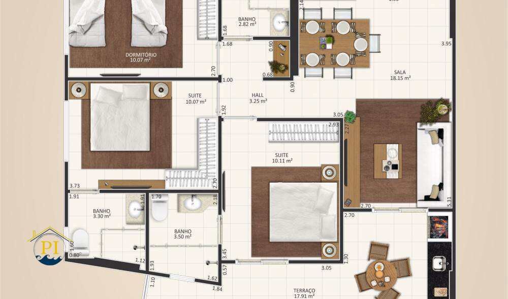 Apartamento, 3 quartos, 98 m² - Foto 10
