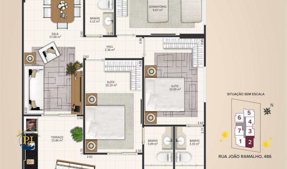 Apartamento, 3 quartos, 98 m² - Foto 19