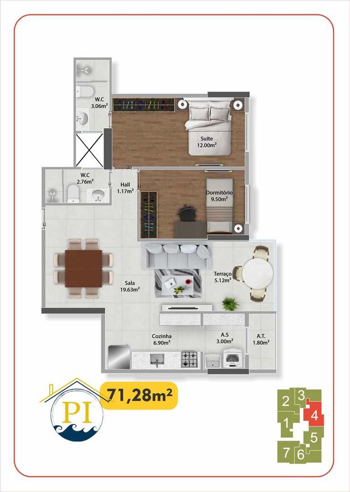Apartamento, 2 quartos, 66 m² - Foto 21