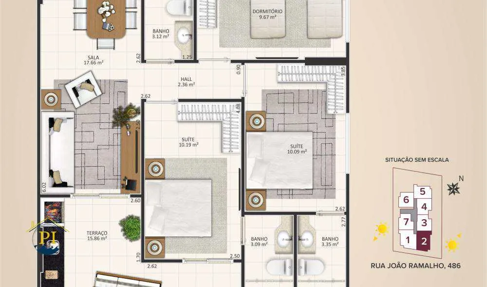 Apartamento, 3 quartos, 106 m² - Foto 5