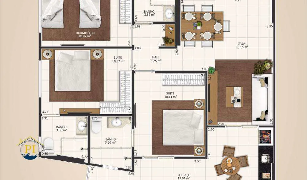 Apartamento, 3 quartos, 106 m² - Foto 14