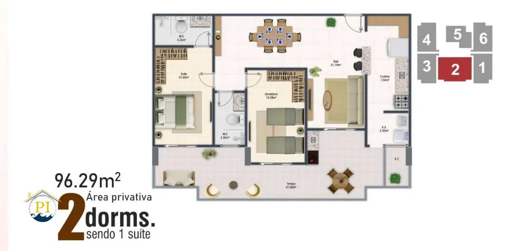 Apartamento, 2 quartos, 65 m² - Foto 5