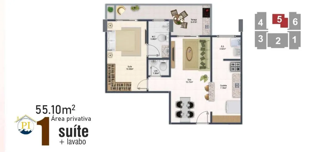 Apartamento, 2 quartos, 65 m² - Foto 15