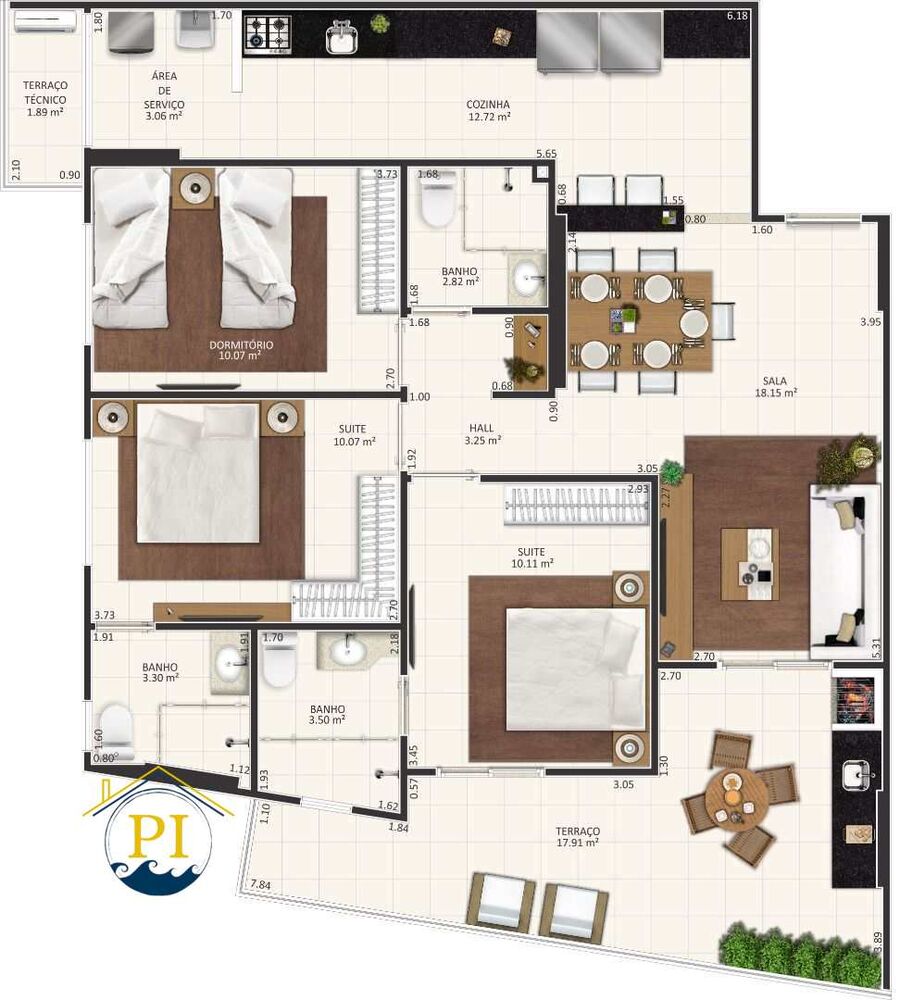 Cobertura, 3 quartos, 195 m² - Foto 17