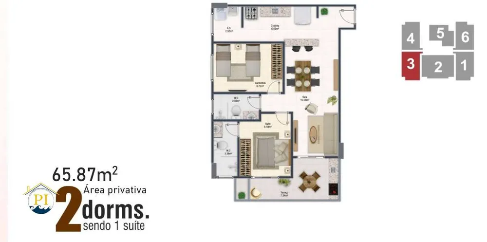 Apartamento, 2 quartos, 65 m² - Foto 14