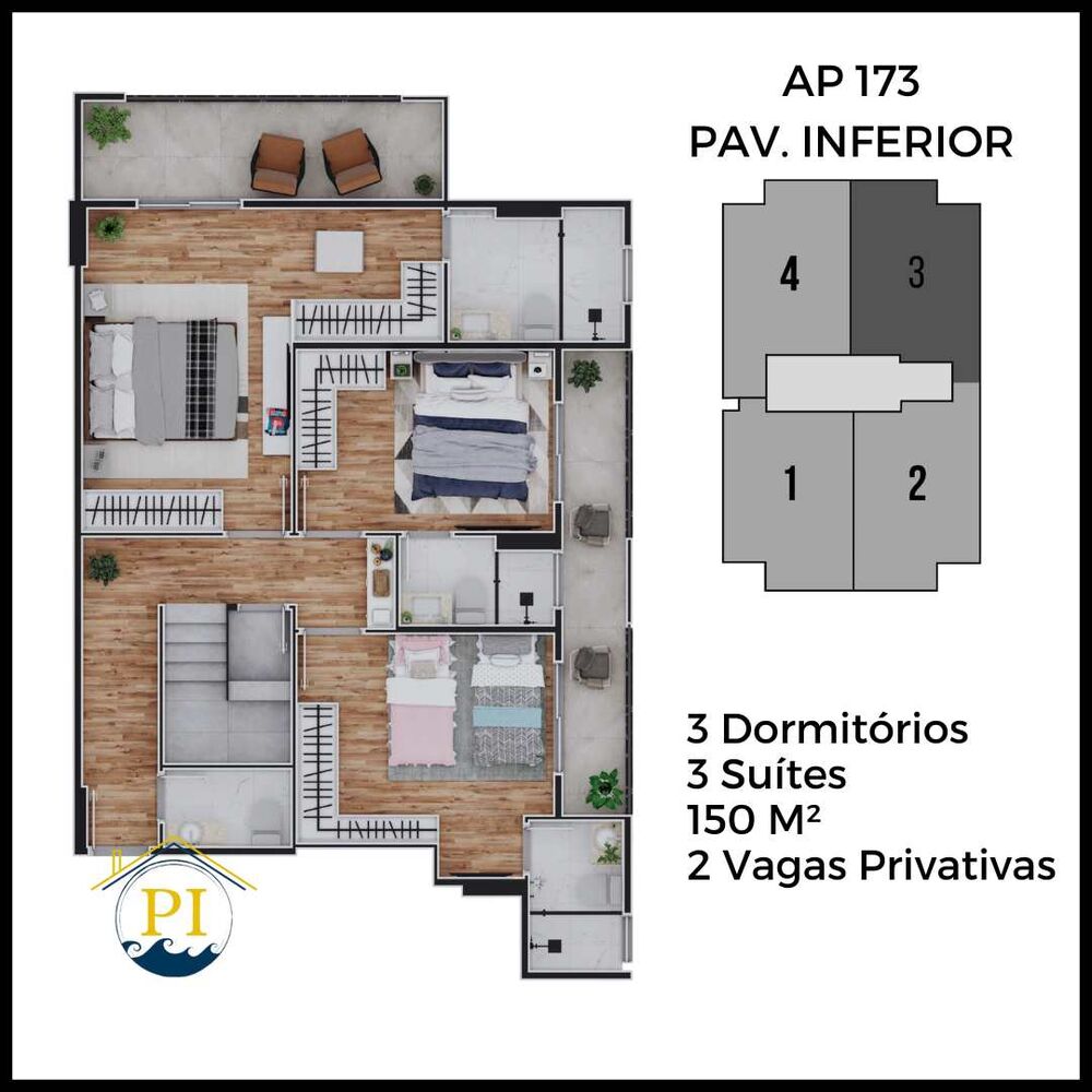 Cobertura, 3 quartos, 150 m² - Foto 19