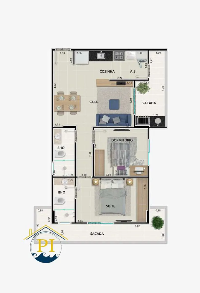 Apartamento, 2 quartos, 69 m² - Foto 34
