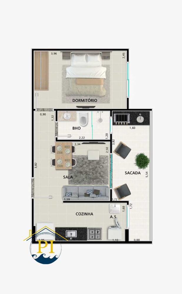 Apartamento, 2 quartos, 69 m² - Foto 6