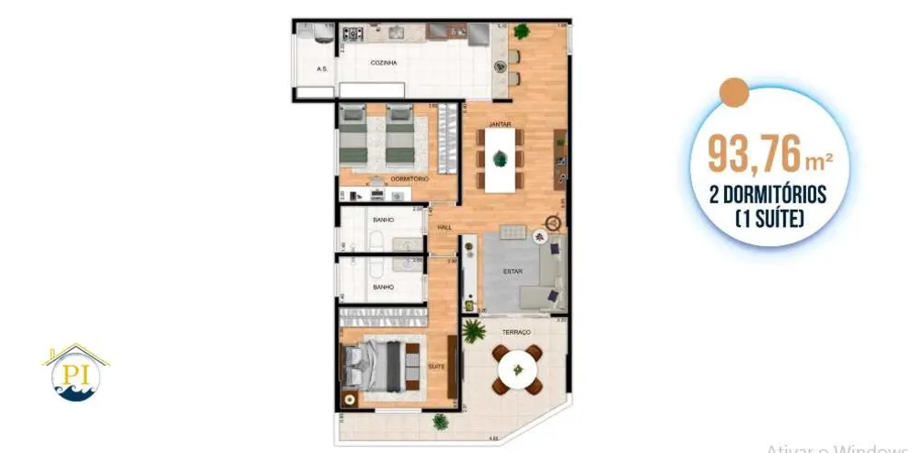Apartamento, 2 quartos, 94 m² - Foto 11