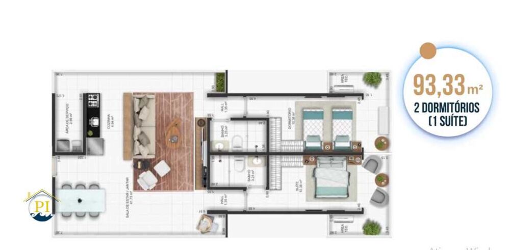 Apartamento, 2 quartos, 94 m² - Foto 9