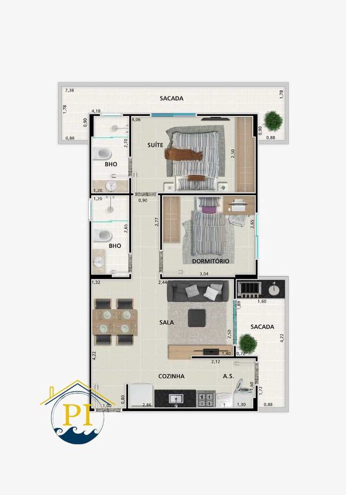 Apartamento, 2 quartos, 71 m² - Foto 36