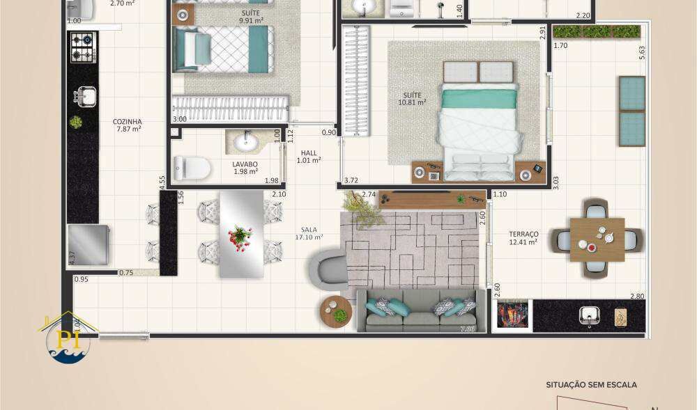 Apartamento, 2 quartos, 79 m² - Foto 14