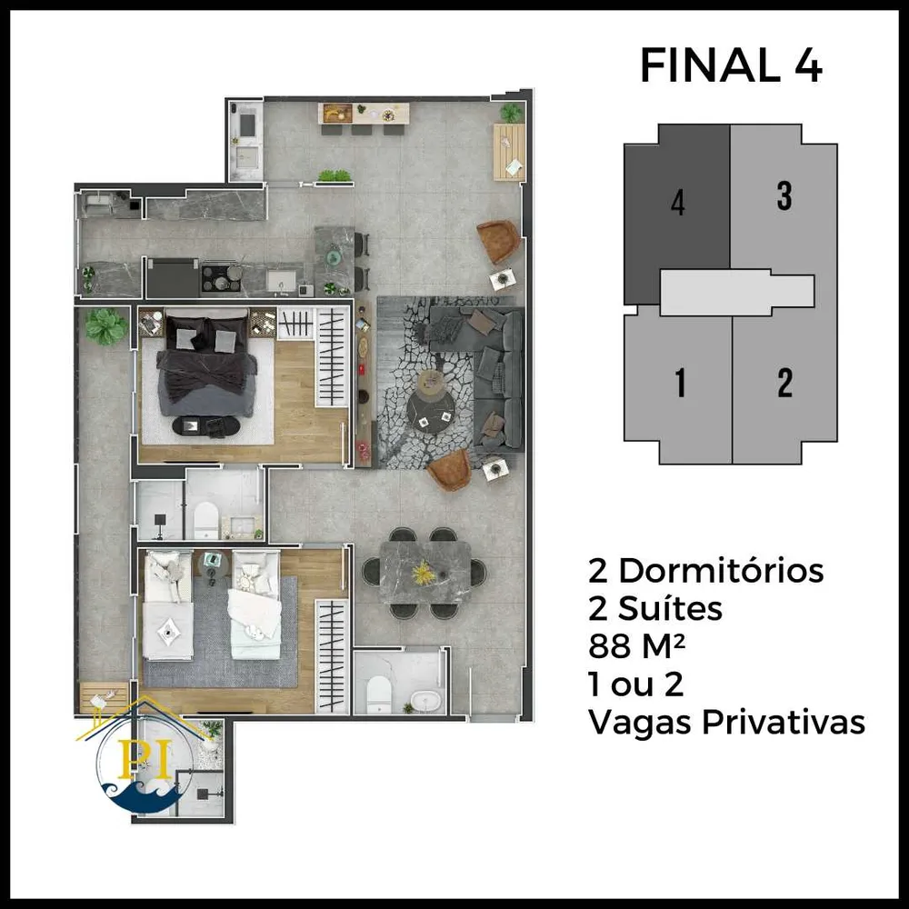 Apartamento, 2 quartos, 87 m² - Foto 11