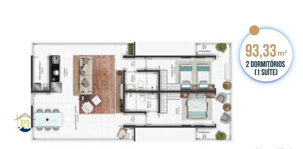Apartamento, 2 quartos, 94 m² - Foto 22