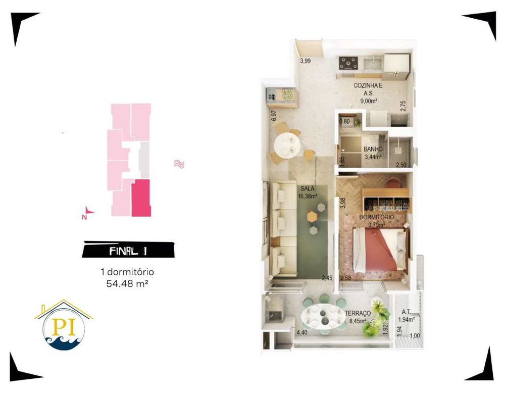 Apartamento, 1 quarto, 47 m² - Foto 15