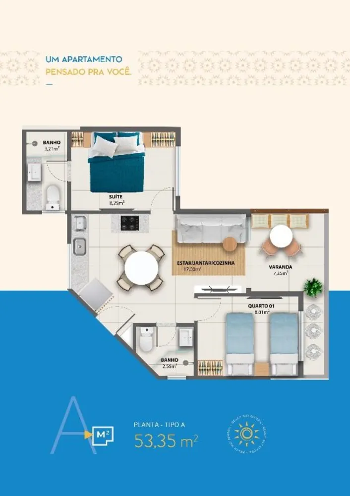 Apartamento, 2 quartos, 53 m² - Foto 5