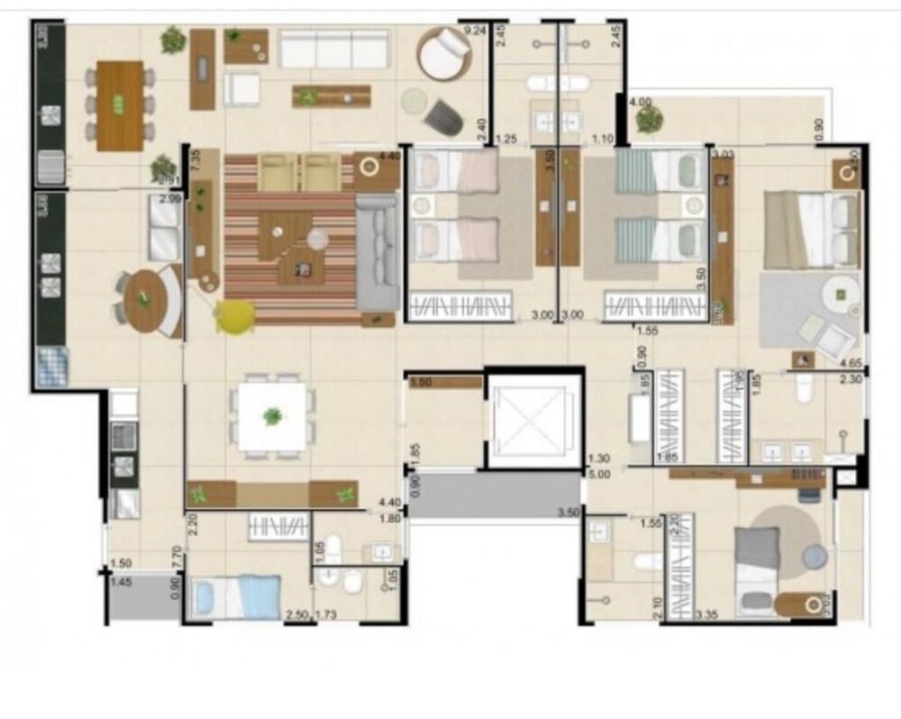 Apartamento, 3 quartos, 188 m² - Foto 4