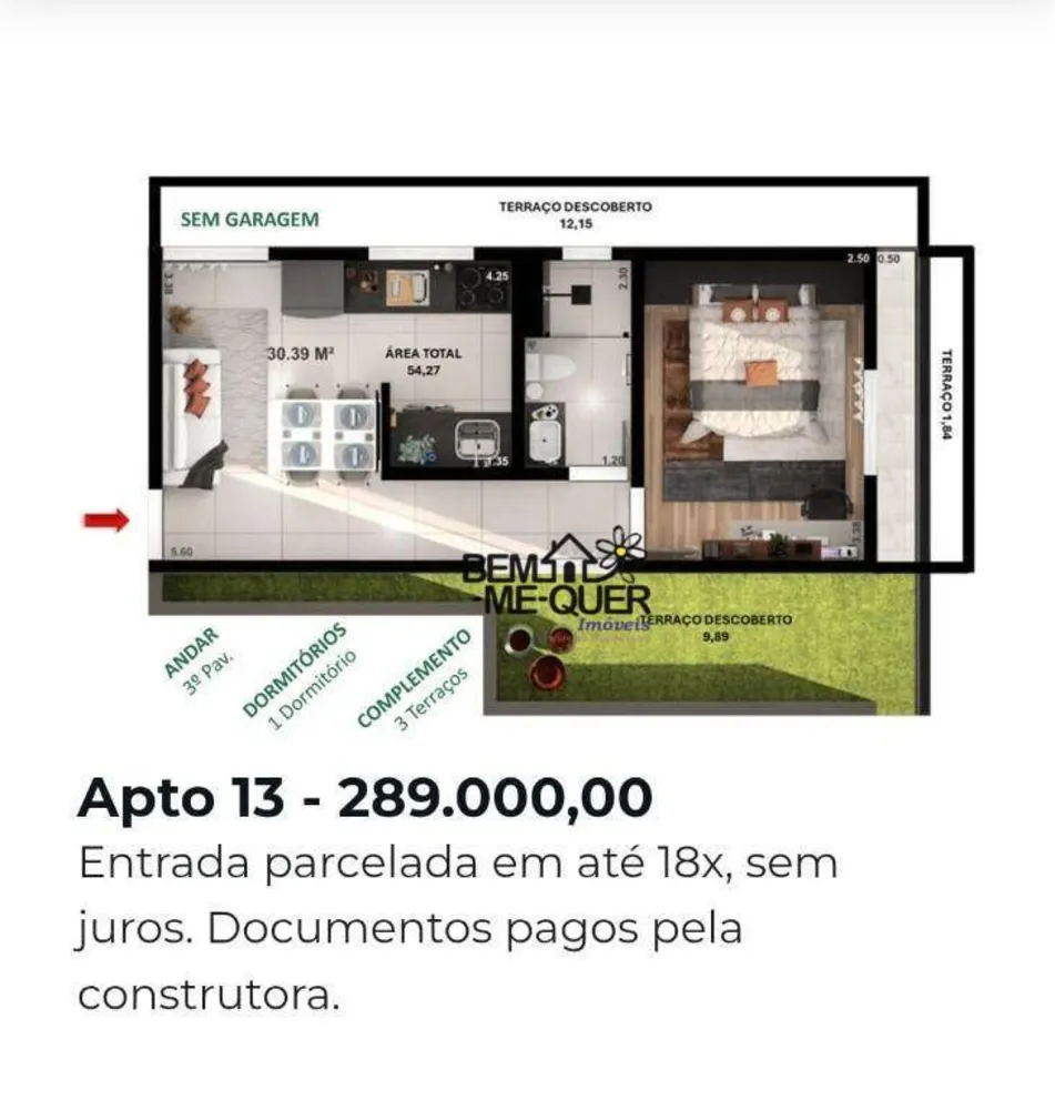 Apartamento, 2 quartos, 60 m² - Foto 9