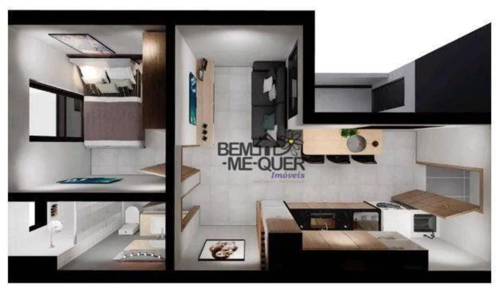 Apartamento, 2 quartos, 34 m² - Foto 8
