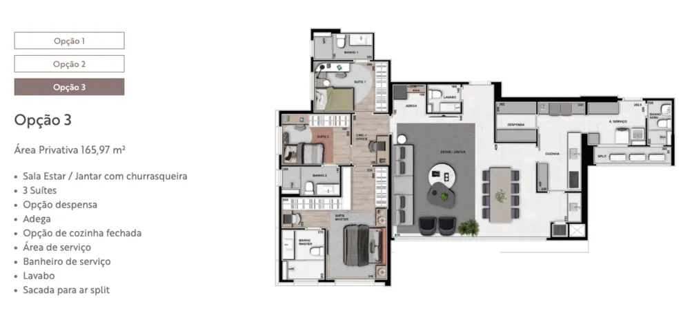 Apartamento, 3 quartos, 165 m² - Foto 17