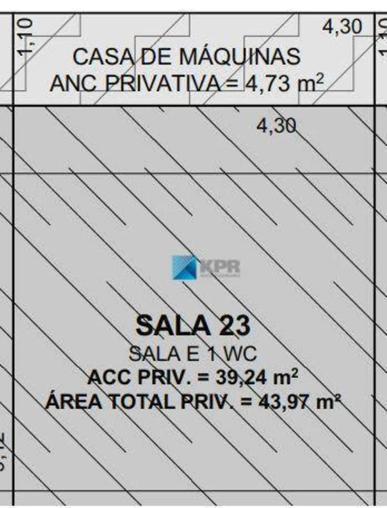 Sala-Conjunto, 43 m² - Foto 3