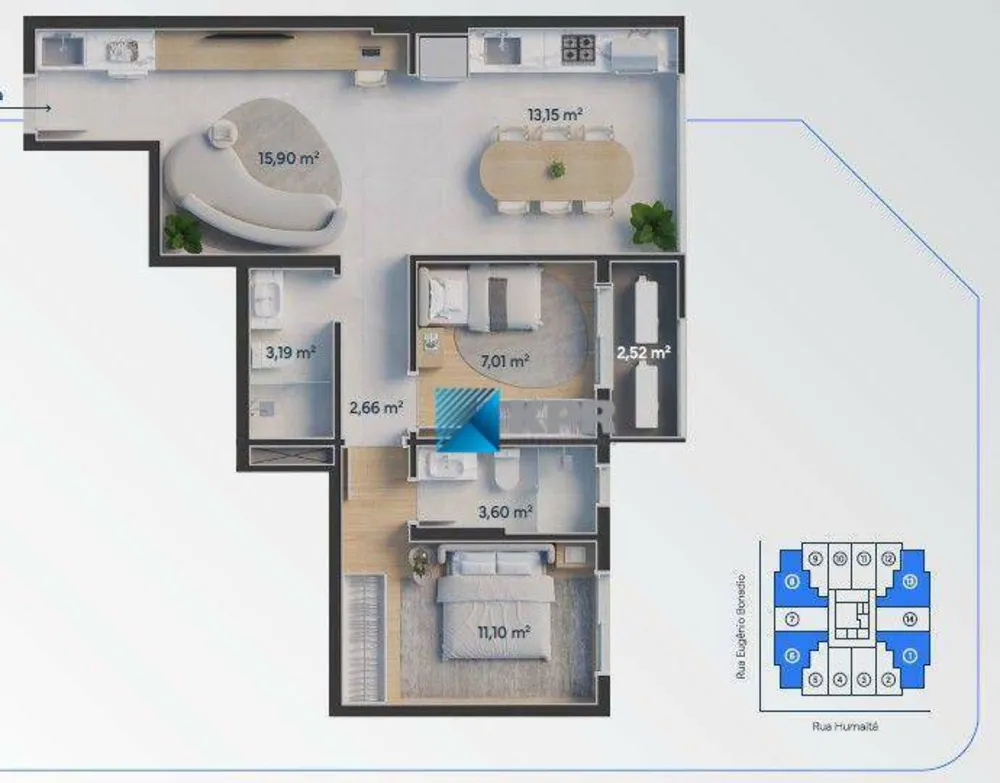 Apartamento, 2 quartos, 81 m² - Foto 4