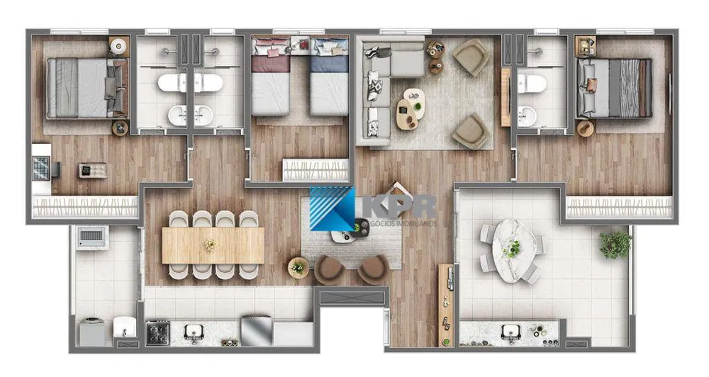 Apartamento, 2 quartos, 54 m² - Foto 4