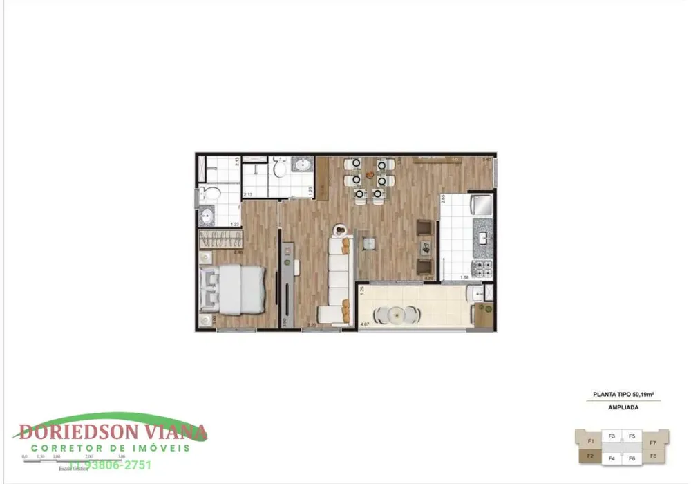 Apartamento, 2 quartos, 40 m² - Foto 5