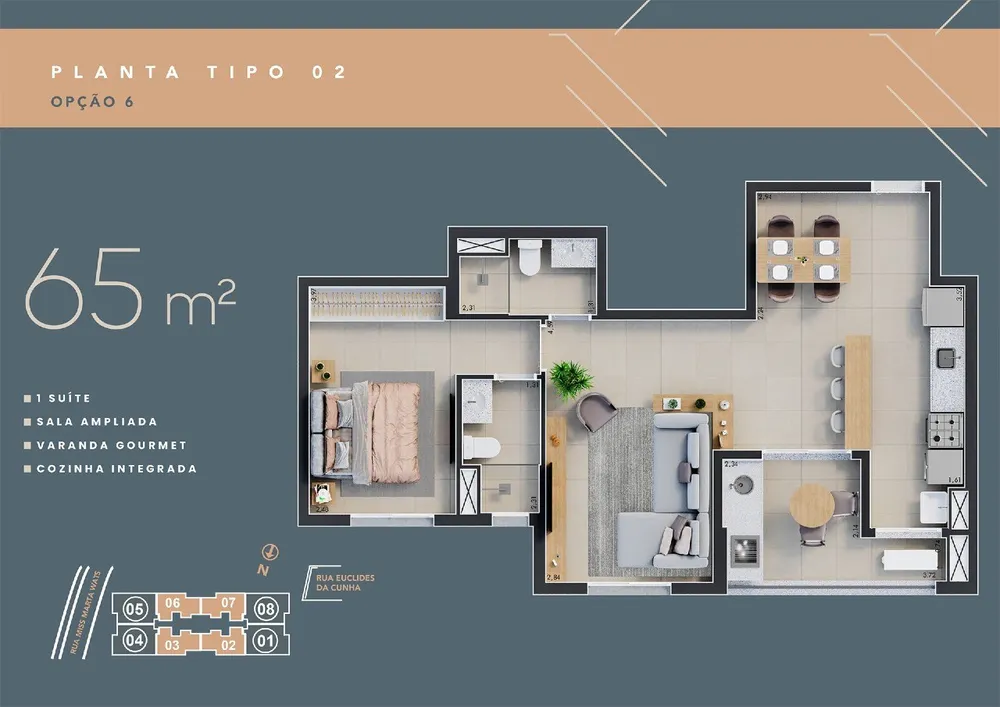Apartamento, 2 quartos, 65 m² - Foto 19