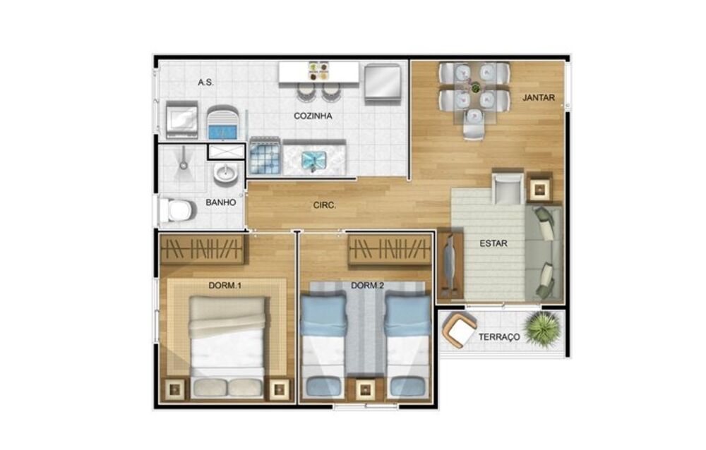 Apartamento, 2 quartos, 50 m² - Foto 15