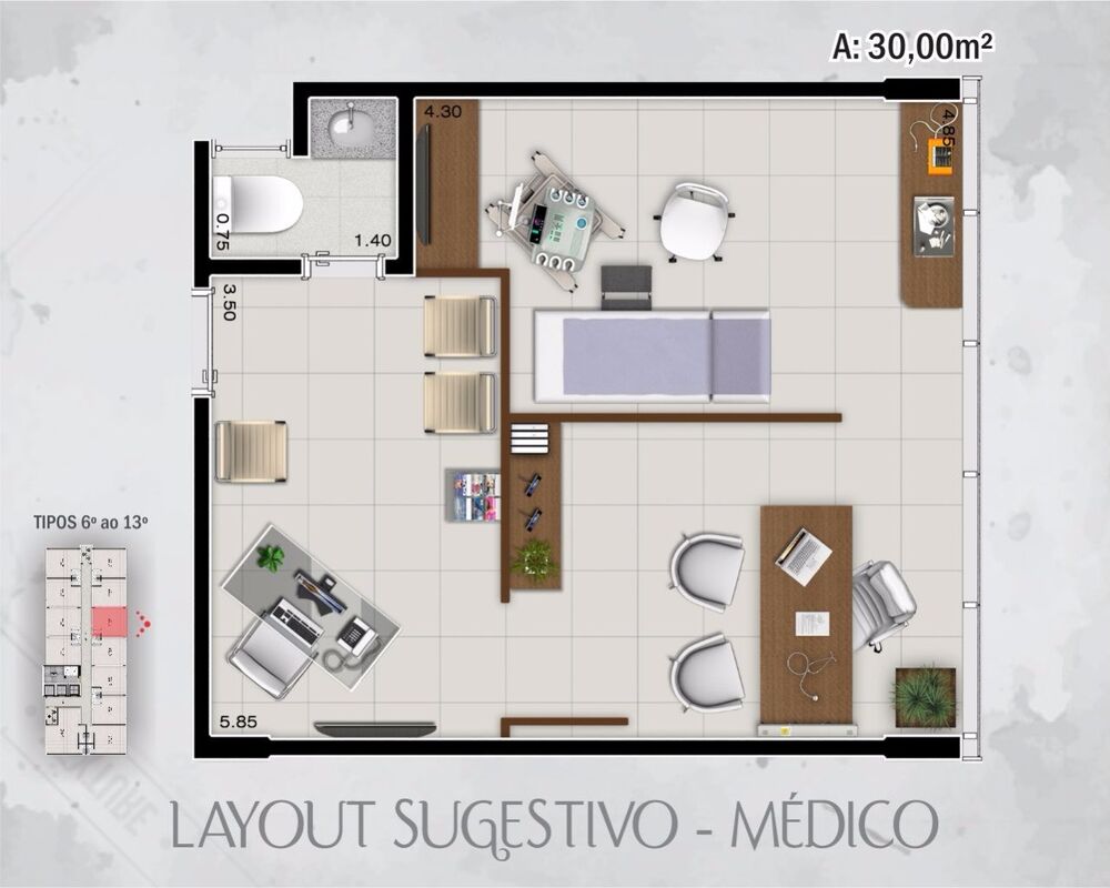 Conjunto Comercial-Sala à venda, 30m² - Foto 5