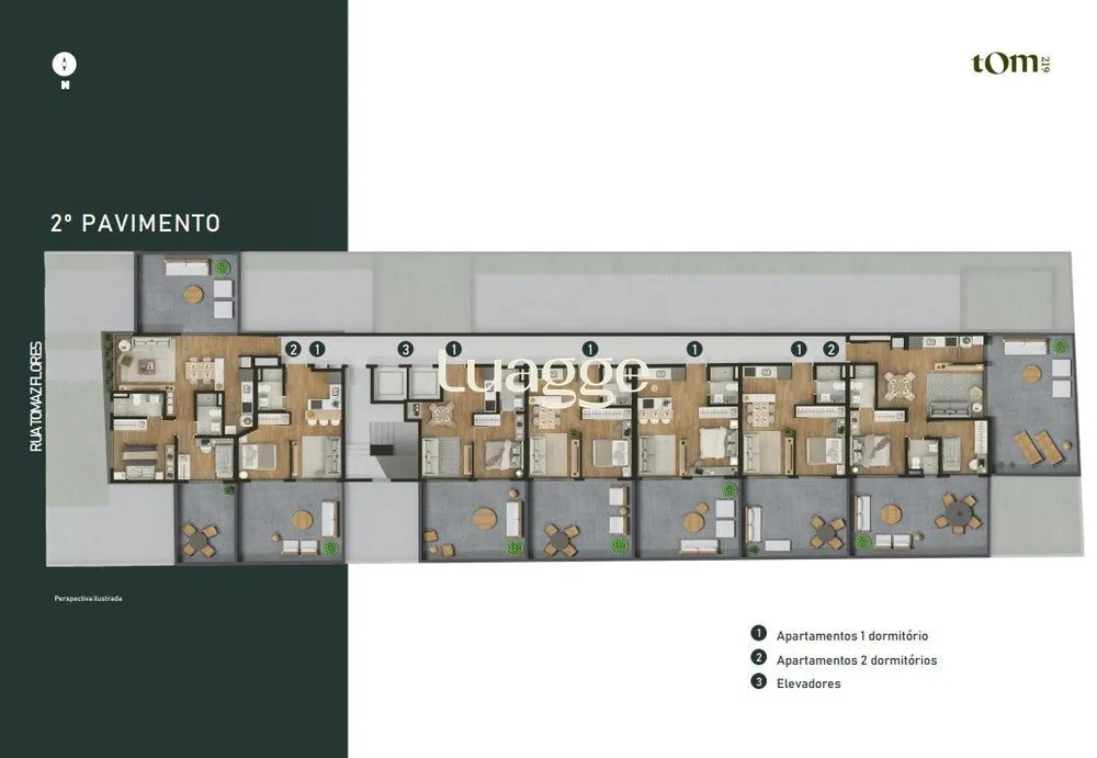 Apartamento, 2 quartos, 46 m² - Foto 1