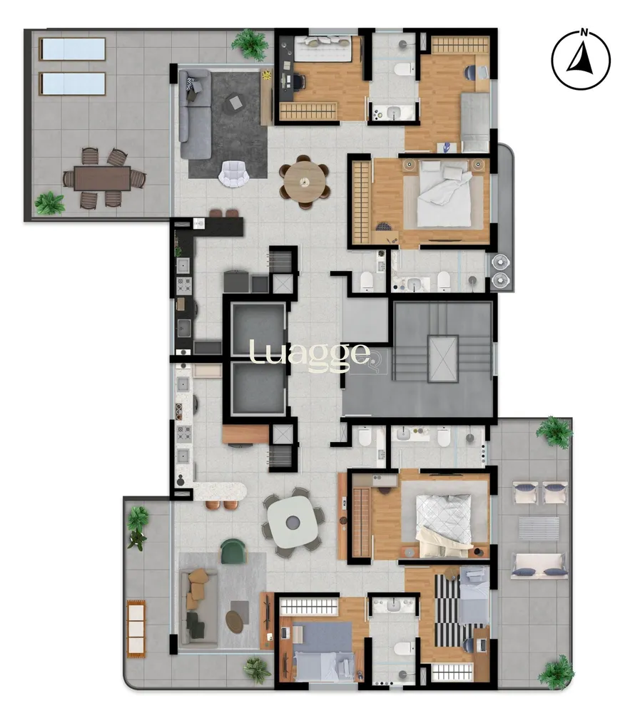 Apartamento, 3 quartos, 305 m² - Foto 4