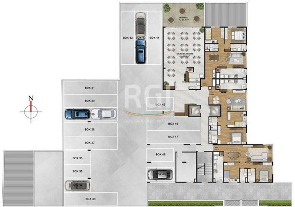 Apartamento à venda com 2 quartos, 65m² - Foto 3